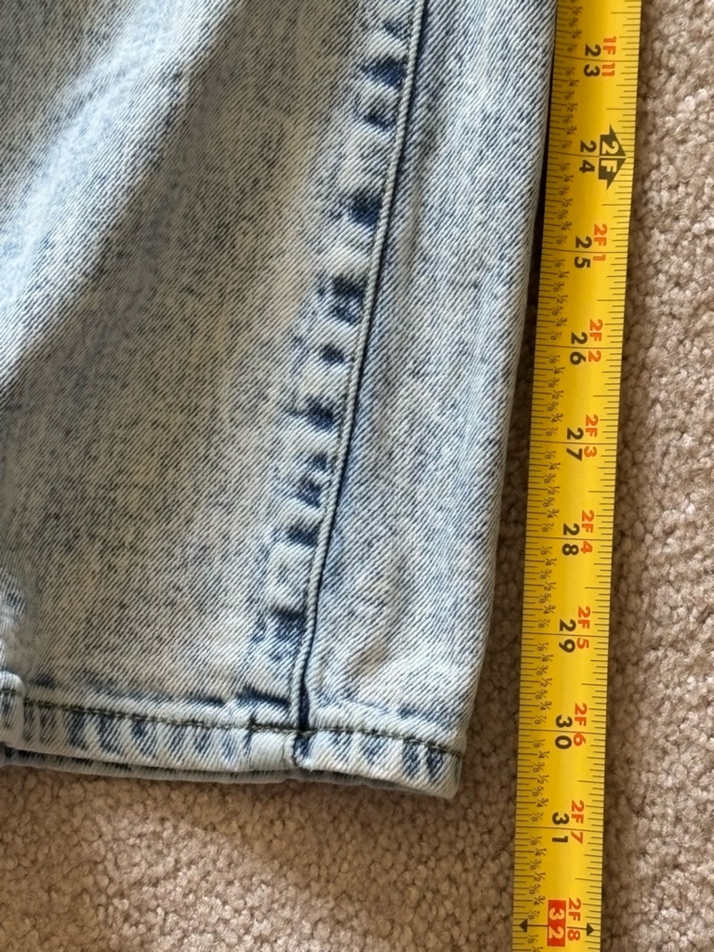 RSQ Light Blue Flare Jeans - Picture 8 of 8
